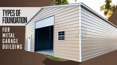 metal garage foundation requirements